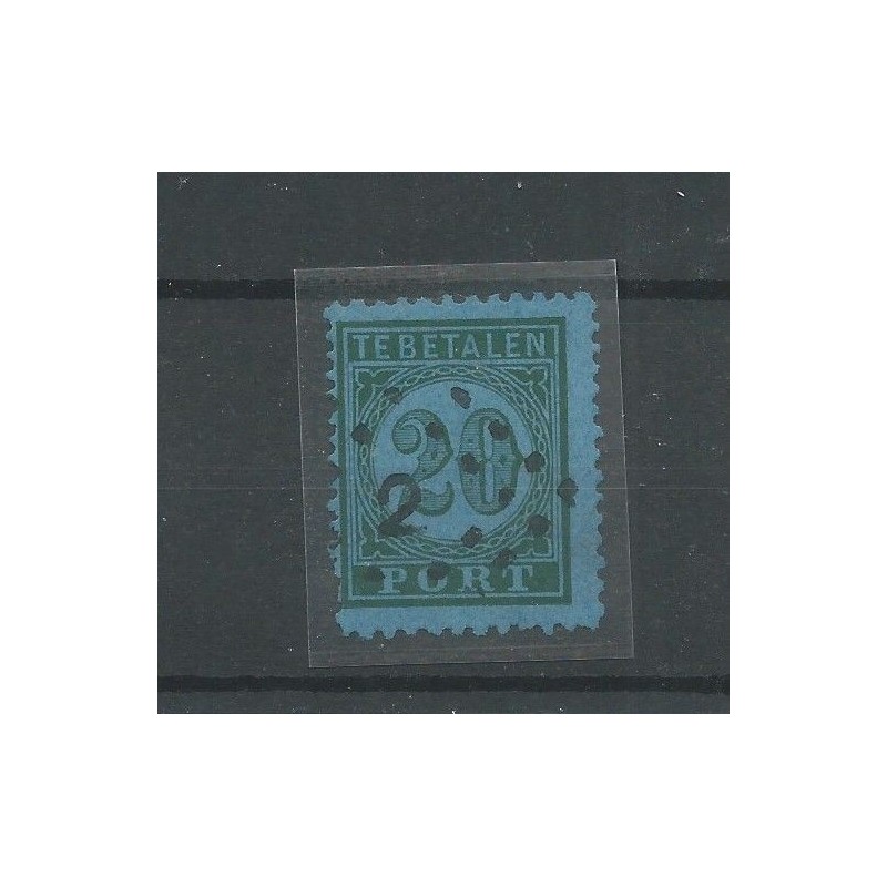 Dutch East Indies  P4D  Postage due 1874  VFU/used CV 60 €