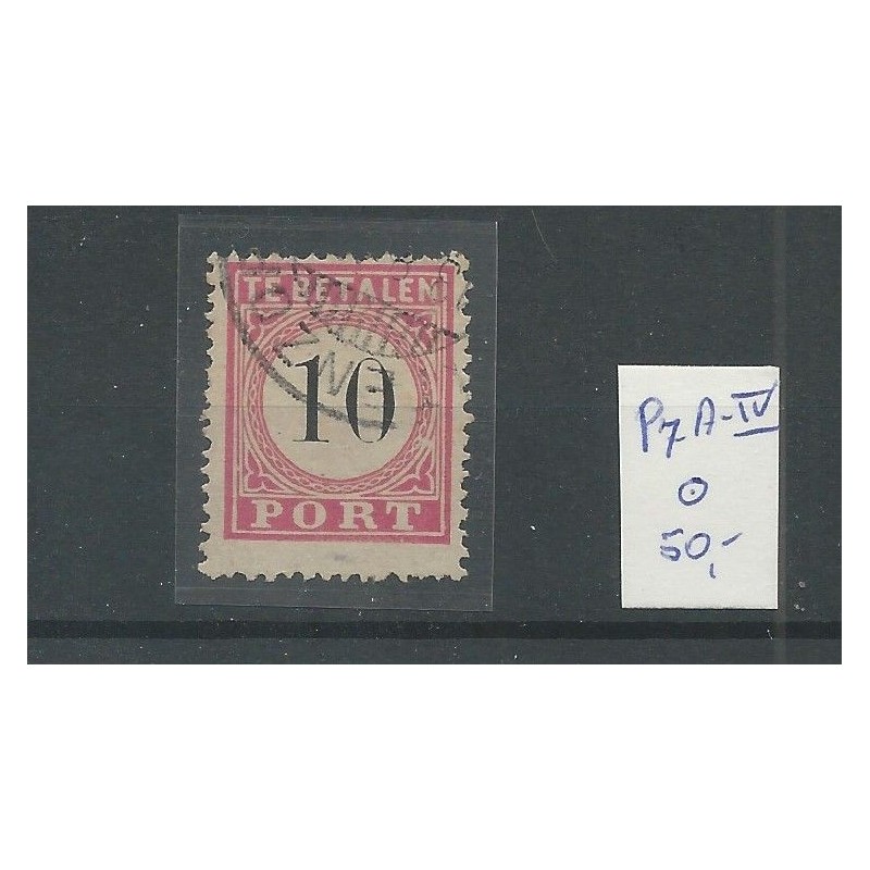 Dutch East Indies  P7A-IV  postage due  VFU/used CV 50 €