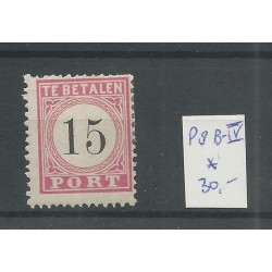 Dutch East Indies  P8B-IV Postage due MH/unused  CV 30 €