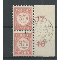 Dutch East Indies  P34 pair  VFU CV 50 €