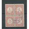 Dutch East Indies  P23 block of 4   VFU CV 140 €