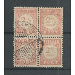 Dutch East Indies  P24 block of 4   VFU CV 5 €
