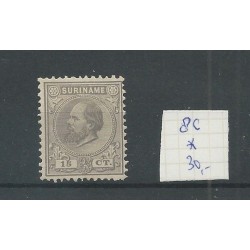 Suriname  8C  Willem III  MH/unused  CV 30€