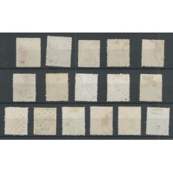Suriname  1-15  Willem III  VFU/used  CV 407 €
