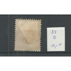 Netherlands 34 with "BRIELLE 1899" small round cancel VFU/used  CV 10++€