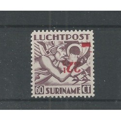 Suriname LP24fa  Inverted overprint MNH CV 400 € Certificate !!