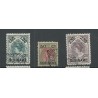 Suriname 34-36 Provisional issue VFU/used CV 45 €