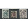 Suriname 34-36 Provisional issue VFU/used CV 45 €