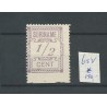Suriname 65v Hulpuitgfite onder geen perforatie MH/unused CV 150 €