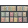 Suriname 69-86  Numeral set and extra MH/unused CV 65+ €