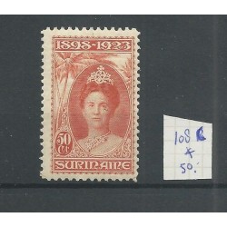 Suriname 107C  Wilhelmina MH/unused  CV 25 €