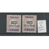 Suriname 116/117 Provisional issue VARIETEITEN MH/unused  CV 280+