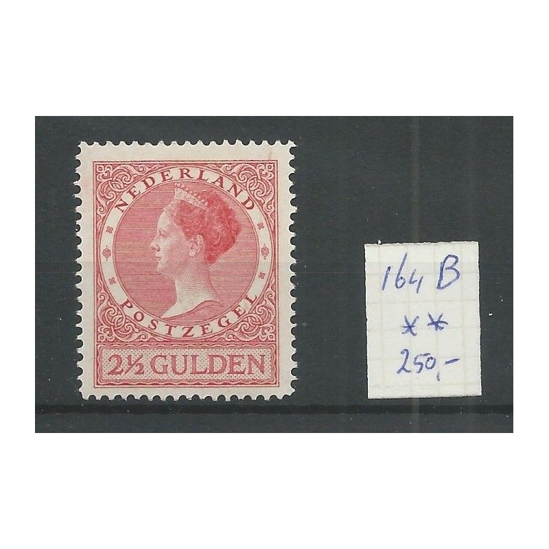 Netherlands 164B  Wilhelmina MNH  CV 250 €