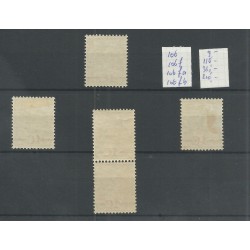 Netherlands 106, 106f, 106fa, 106fb  Opruimingsuitgifte MH/unused  CV 689 €