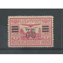 Dutch East Indies LP11 with SPIEGEL-druk on gom  MH/unused   CV ?? €