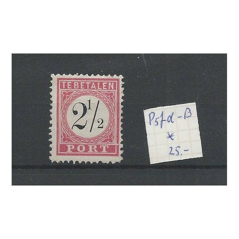 Ned. Indie P5fd-B  Port  MH/ongebr  CV 25 €