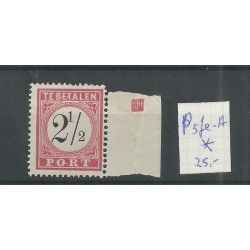 Dutch East Indies P5fe-A  Postage due  MH/unused  CV 25 €