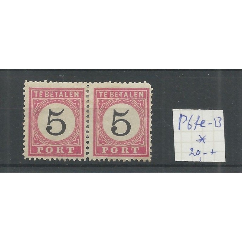 Dutch East Indies P6fe-B  Postage due  MH/unused  CV 25 €