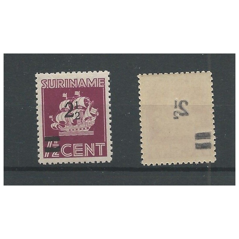 Suriname 211 Spiegeldruk op gom  MNH/postfris  CV 20++ €