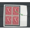 Suriname 304P  plate flaw in block MNH  CV 25 €