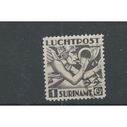 Suriname LP22 Airmail  VFU/used CV 30 €