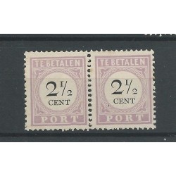 Suriname P9-I pair  Postage due 1982  MH/unused  CV 3 €