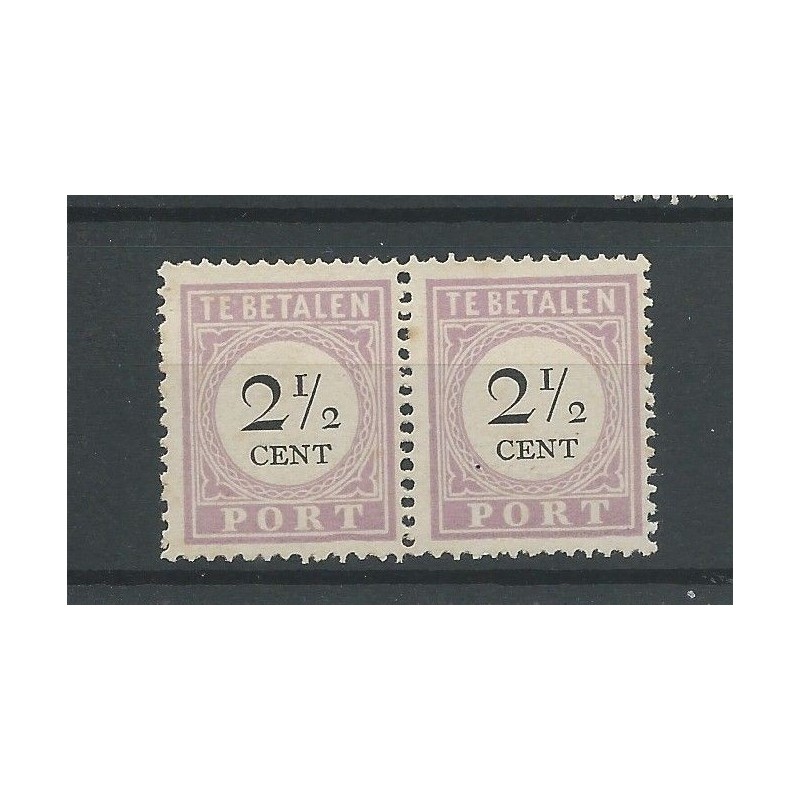 Suriname P9-I pair  Postage due 1982  MH/unused  CV 3 €
