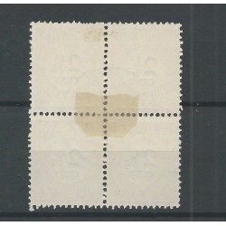 Suriname P9-I (3x) / P9-III blokje Port 1892  VFU/gebr  CV 10+ €