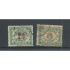 Curaçao 101-102 Provisional stamp VFU/used  CV 6,5 €  EXTREMELY FINE !!