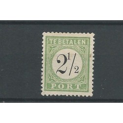 Curaçao P1-III  Postage due 1889  MH/unused  CV  6 €  EXTREMELY FINE !!