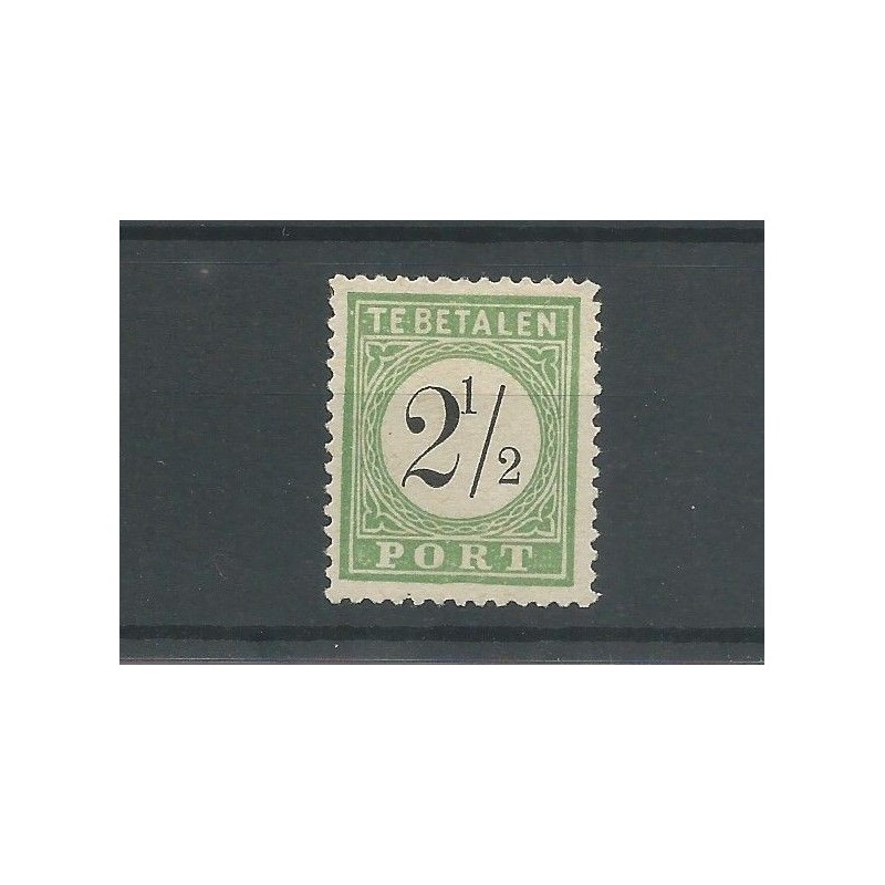 Curaçao P1-III  Postage due 1889  MH/unused  CV  6 €  EXTREMELY FINE !!