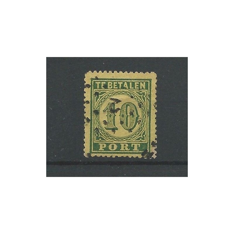Dutch East Indies P2 postage due 1874 with numeral dot cancel 2 VFU/used  CV 190+ €