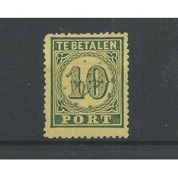 Dutch East Indies P2 postage due 1874 with numeral dot cancel 23 VFU/used  CV 190+ €