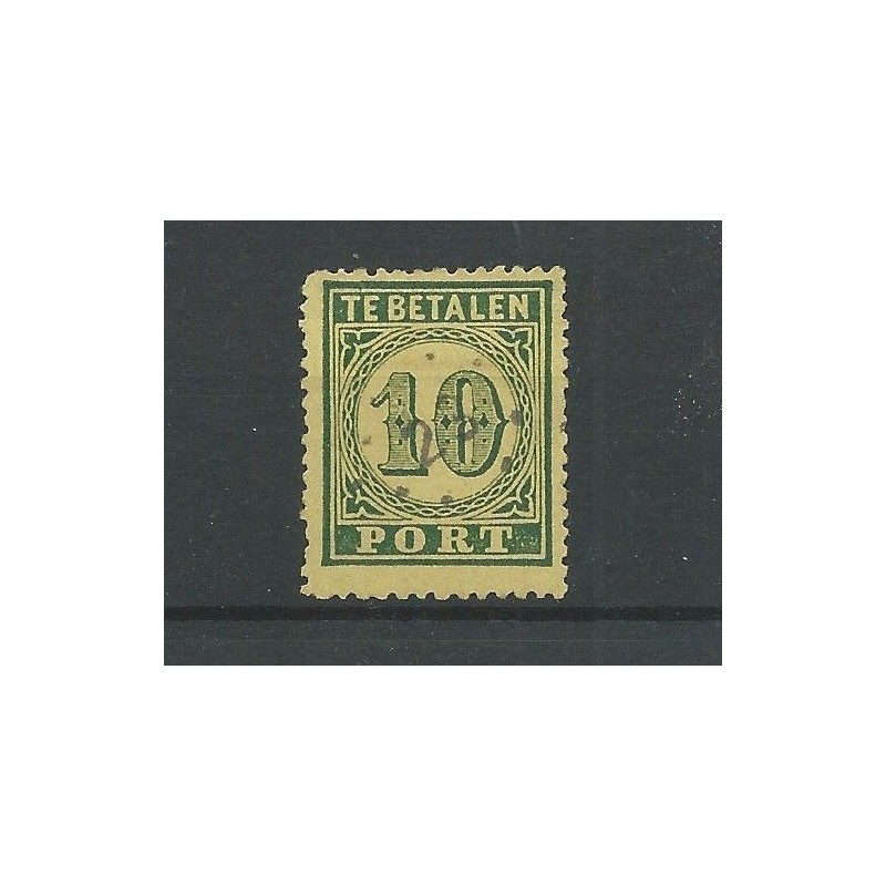 Dutch East Indies P2 postage due 1874 with numeral dot cancel 23 VFU/used  CV 190+ €