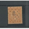 Ned. Indie P3C port 1874 met puntstempel 100 VFU/gebr  CV 30+ €