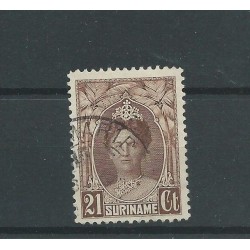 Suriname  122 Wilhelmina  21 ct  VFU/used   CV 23,5 €