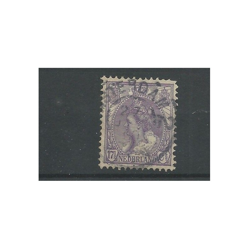 Nederland 66 met "AMSTERDAM-2 1910" grootrond VFU/gebr  CV 30+ €