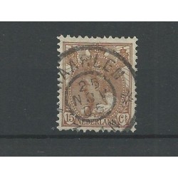 Netherlands 64 with "HAARLEM 1905" large round cancel VFU/used  CV 5+ €