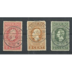 Nederland  90-101 Jubileum 1913  VFU/gebr CV 1100 €  PRACHT STEMPELS !!