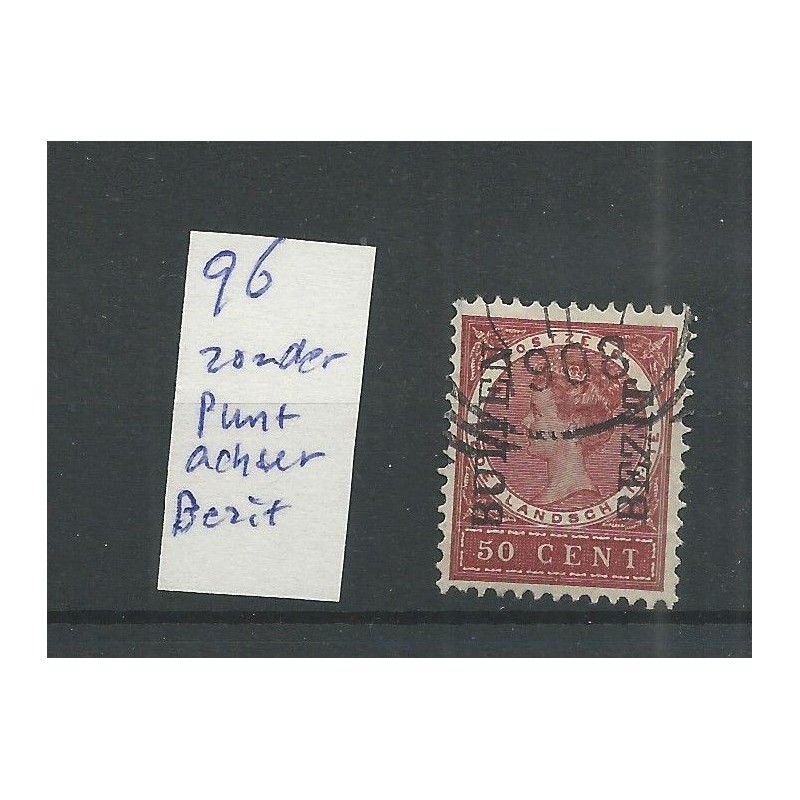 Dutch East Indies 96 Buiten Bezit without dot VFU/used CV ??  €