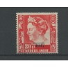 Dutch East Indies 330b Provisional issue   VFU/used CV 300  €  certificate !!
