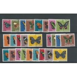 Suriname LP47-59 airmail  VFU &  MNH   CV 15 €
