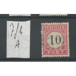 Dutch East Indies P7fb-A  Open-frame  Postage due  VFU/used CV 30  €