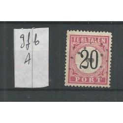 Dutch East Indies P9fb-A  Open-frame  Postage due  VFU/used CV 35  €