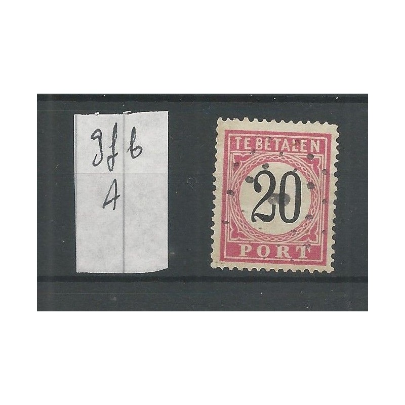 Dutch East Indies P9fb-A  Open-frame  Postage due  VFU/used CV 35  €