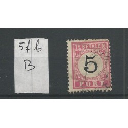Dutch East Indies P5fb-B  Open-frame  Postage due  VFU/used CV 25  €