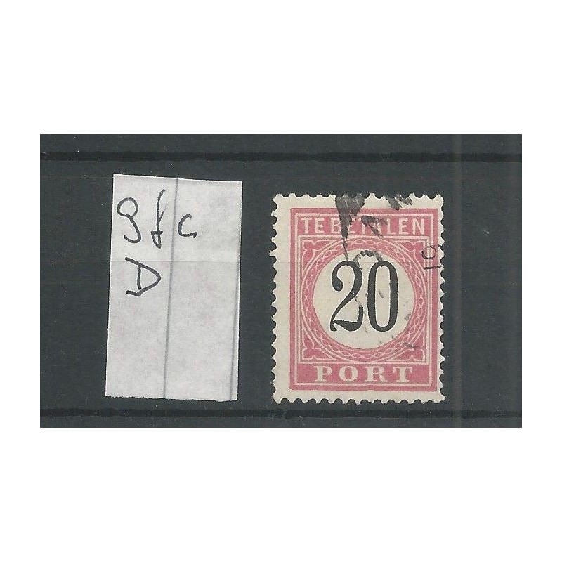 Dutch East Indies P9fc-D  Barst- Postage due  VFU/used CV 50  €