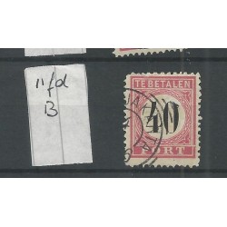 Dutch East Indies P11fd-B  Doorloper  Postage due  VFU/used CV 35 €
