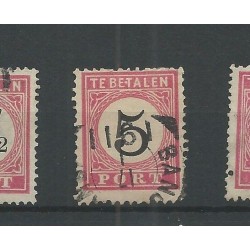 Dutch East Indies P6fe-A  "E.T"  Postage due  VFU/used CV 25 €