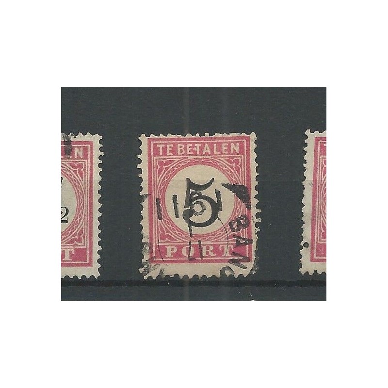Dutch East Indies P6fe-A  "E.T"  Postage due  VFU/used CV 25 €